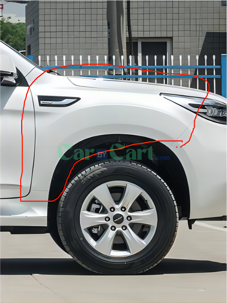 H5 left and right fenders