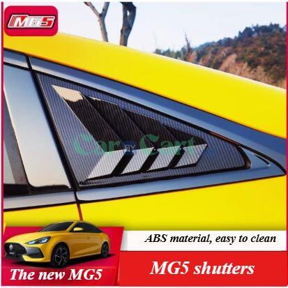 MG5 louver rear triangular window