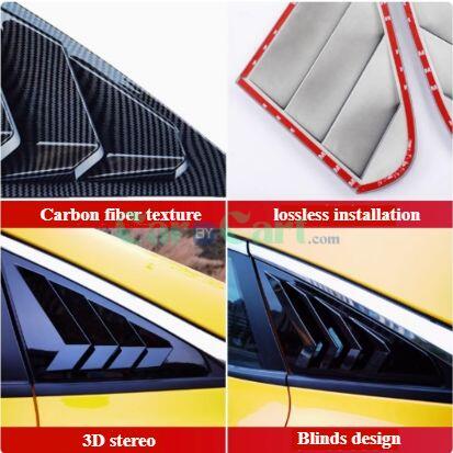 MG5 louver rear triangular window