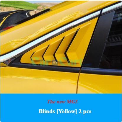 MG5 louver rear triangular window