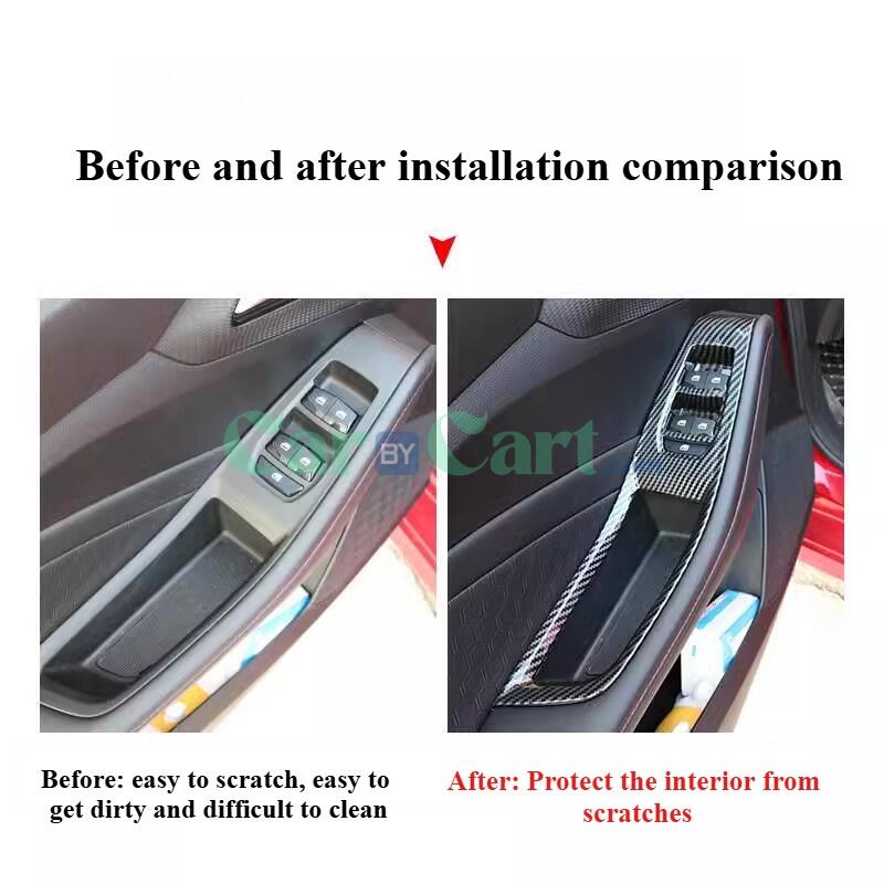 MG5 glass lift switch panel sticker