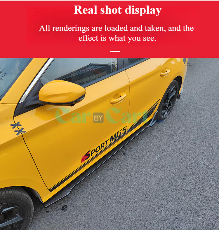 MG5 exclusive side skirt