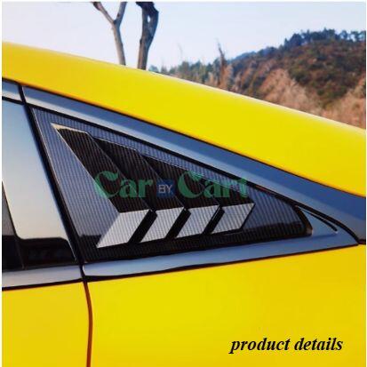 MG5 louver rear triangular window