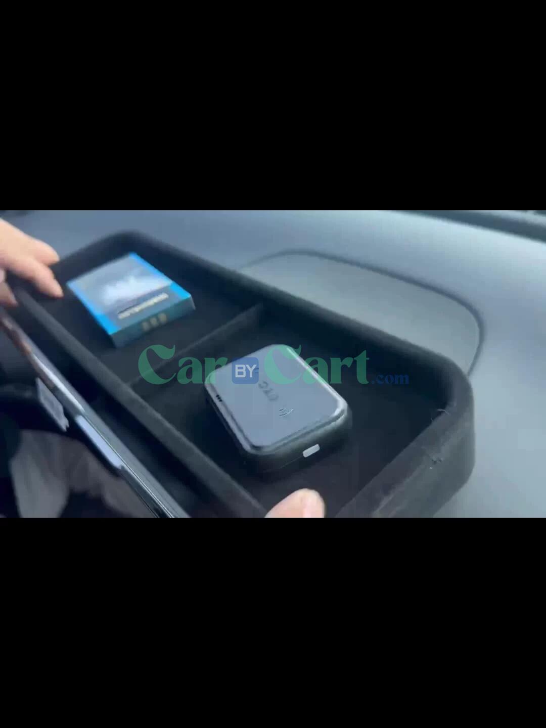 xingrui storage box behind navigation screen