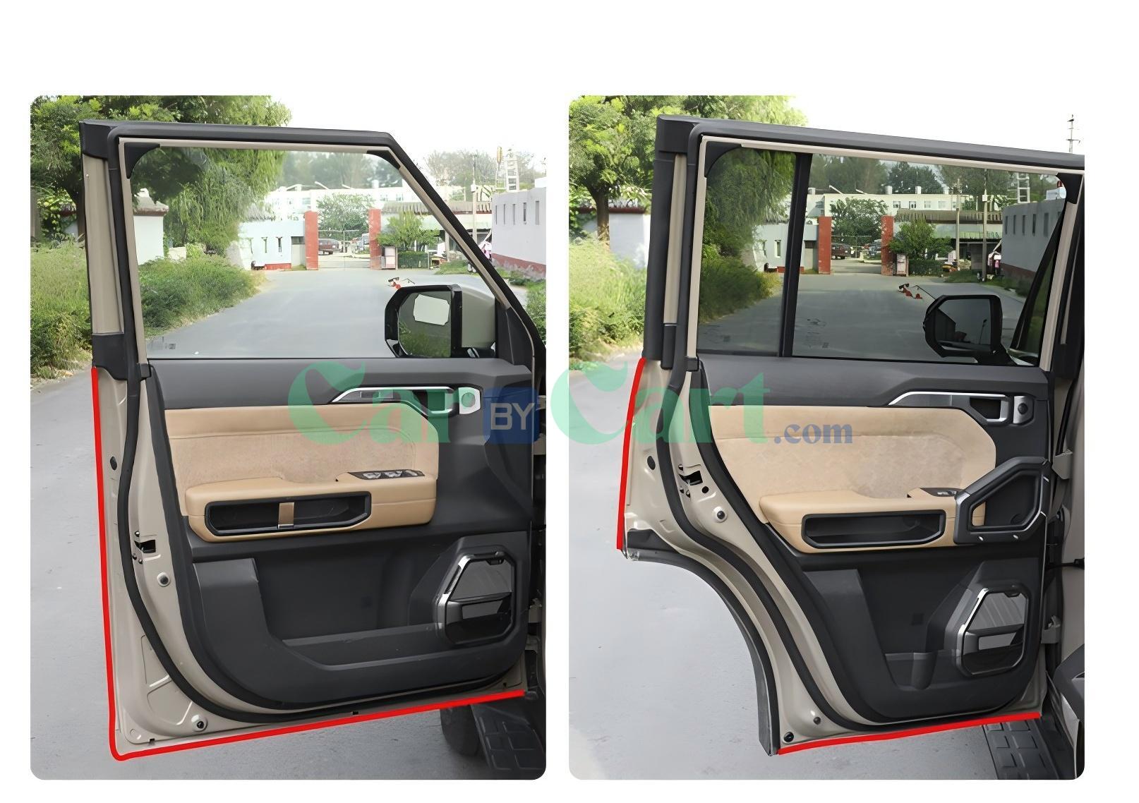 T2 full car rubber strip