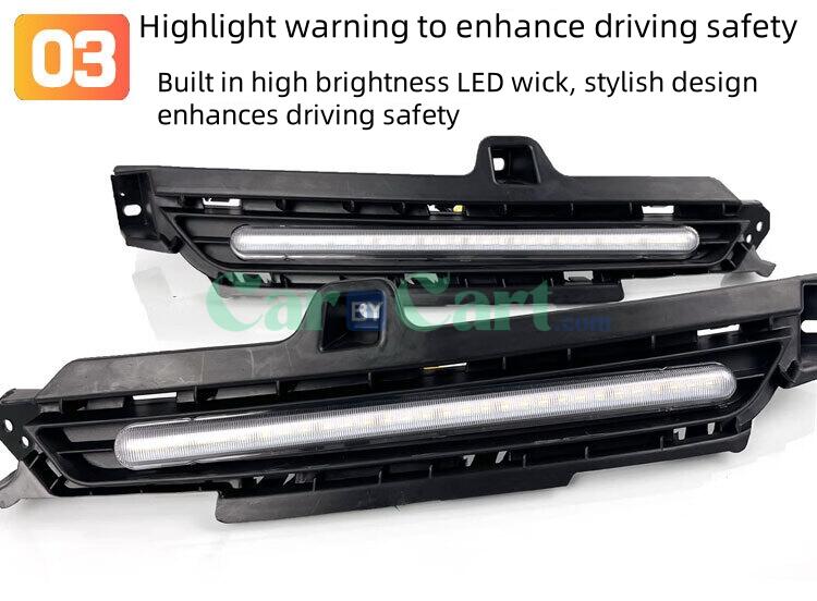 2024 great sage LED tri color flowing daytime running light