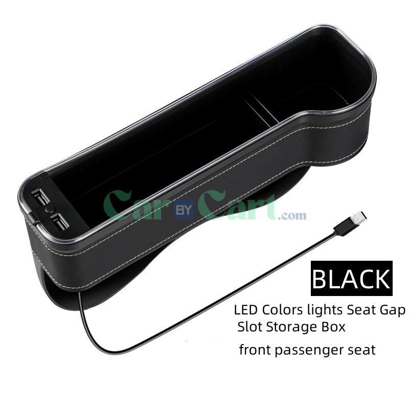 2025 T1 LED Colors lights Seat Gap Slot Storage Box