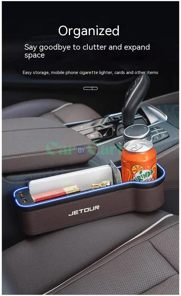 2025 T1 LED Colors lights Seat Gap Slot Storage Box