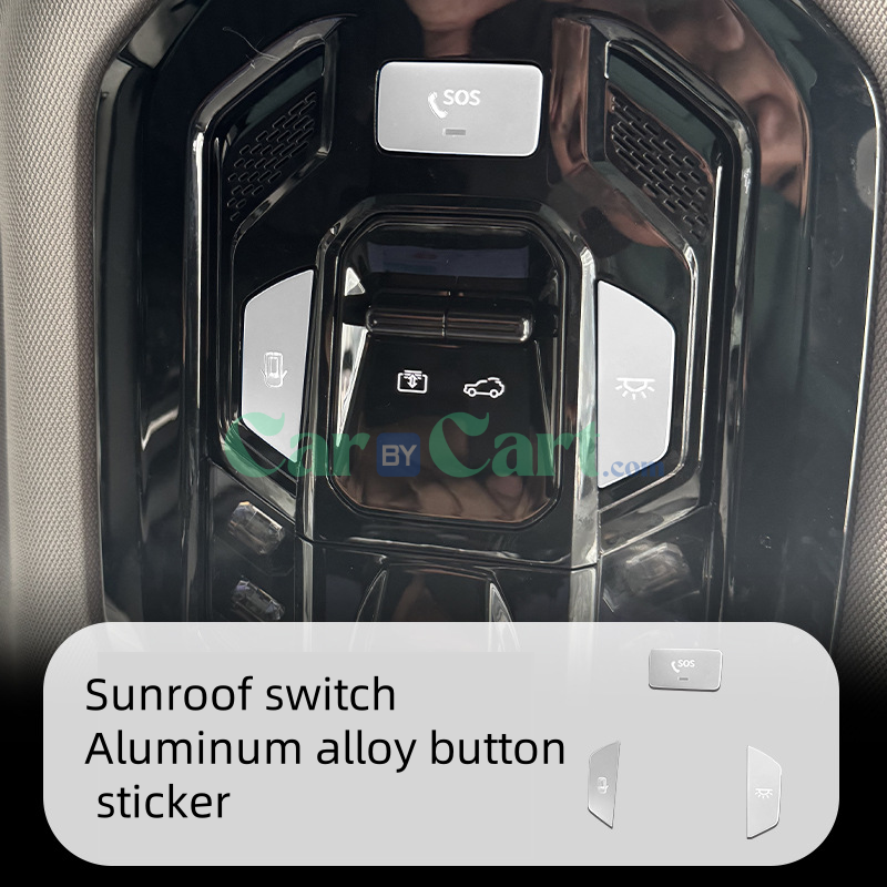 2025 T1 Interior metal button stickers