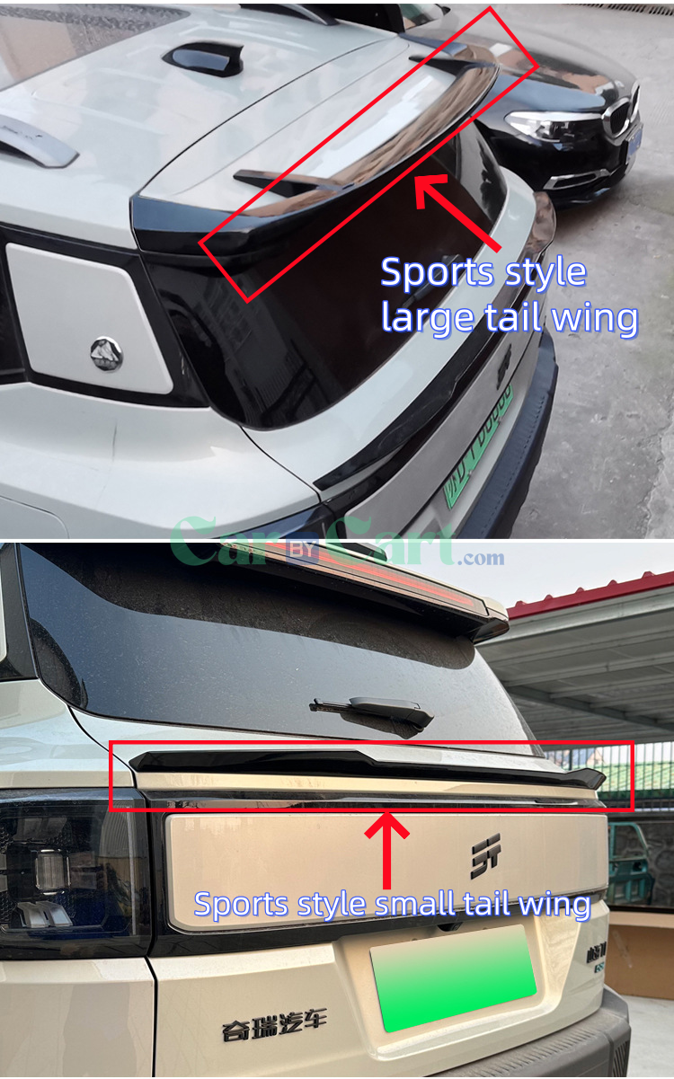 2025 ABS جناح ذيل كبير وجناح ذيل صغير