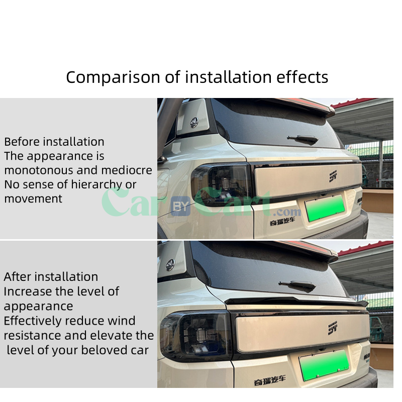 2025 ABS جناح ذيل كبير وجناح ذيل صغير