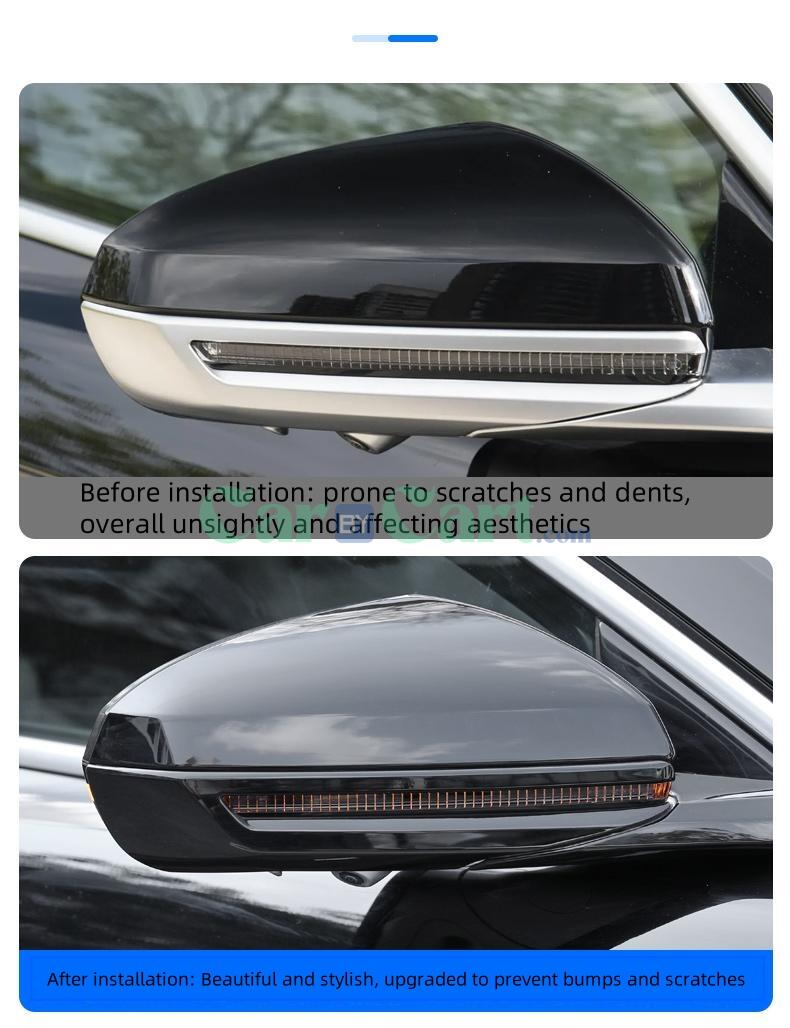 2025 BYD Han DM-i Piano black reverse mirror decorative strip