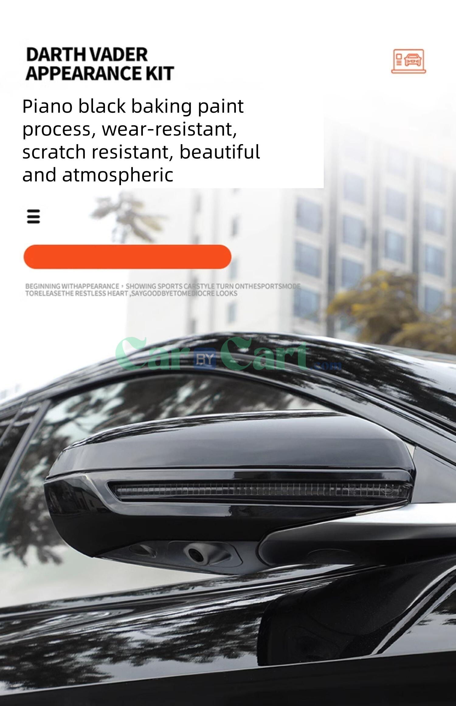2025 BYD Han DM-i Piano black reverse mirror decorative strip