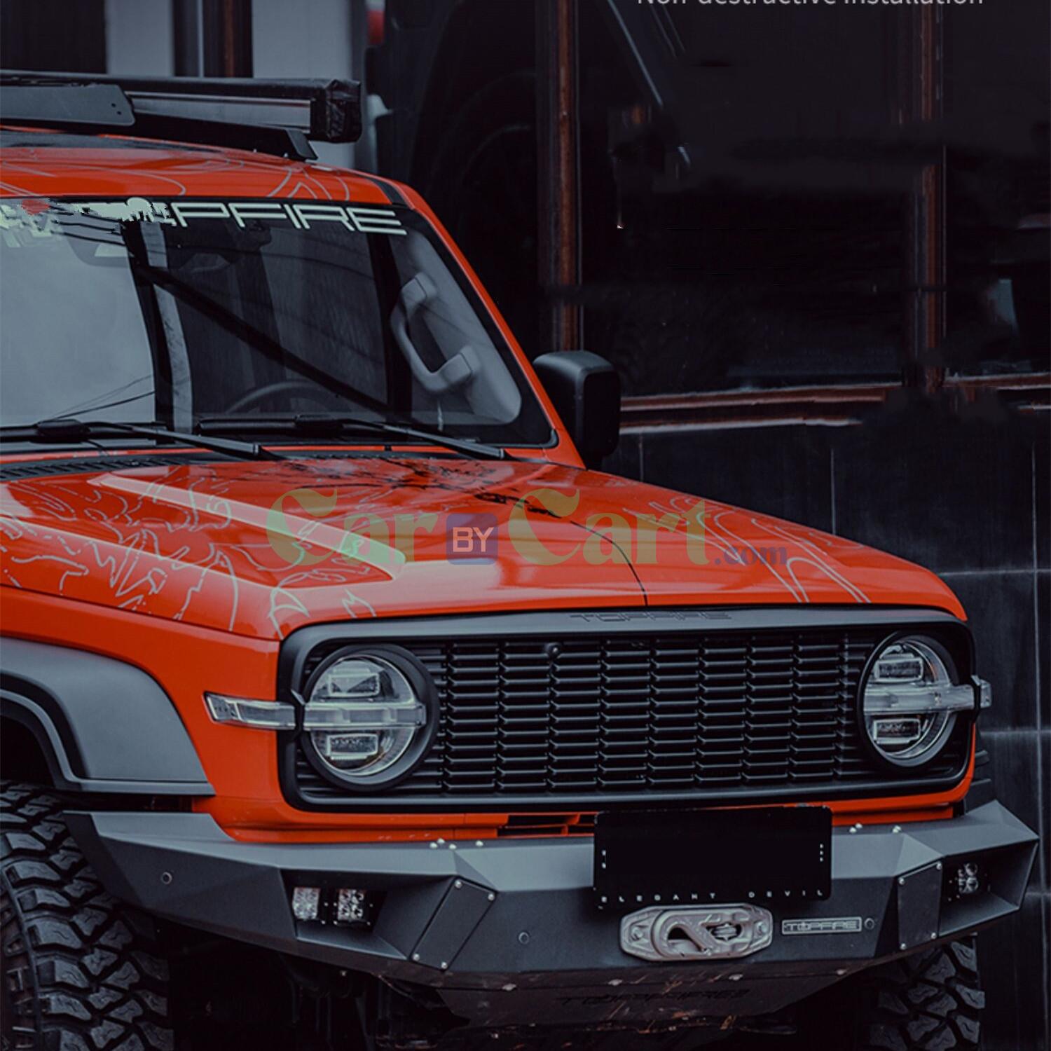 2024 TANK300 الوجه الأمامي العتيق للشبكة