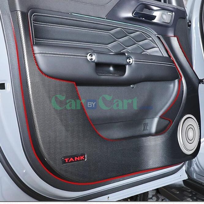 2024 TANK300 Carbon fiber patterned tailgate anti scratch pad