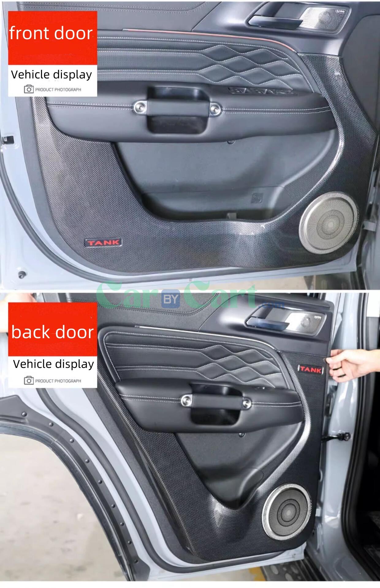 2024 TANK300 Carbon fiber patterned tailgate anti scratch pad