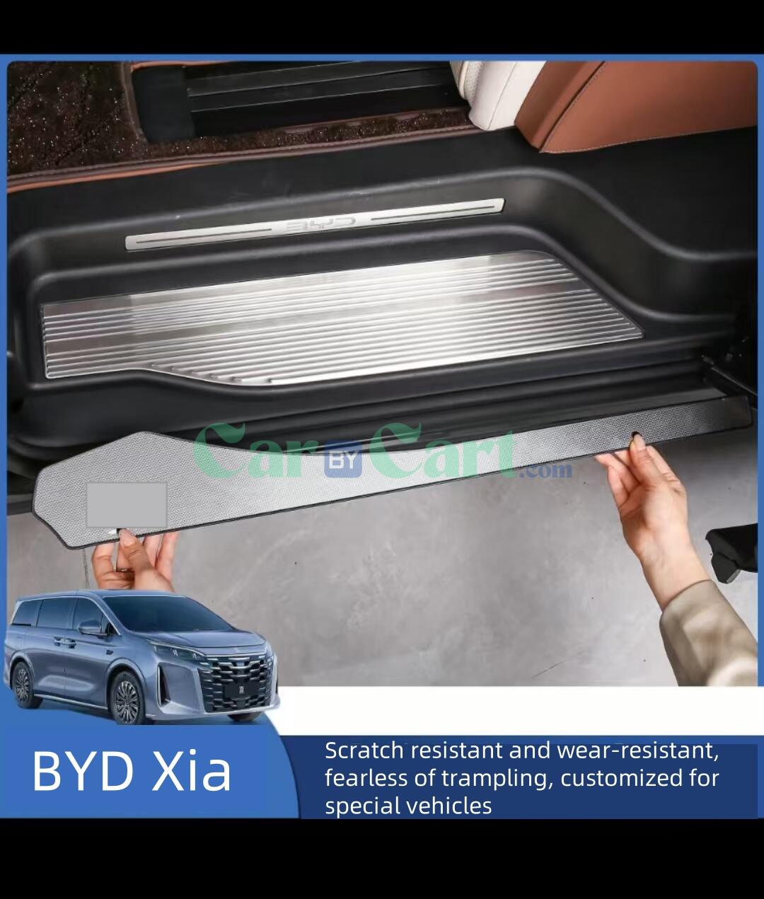 2025 BYD Xia Snowflake silver middle door track decorative strip