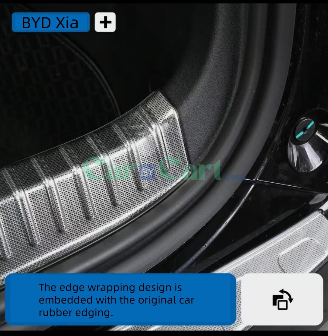 2025 BYD Xia Stainless steel snowflake rear guard plate