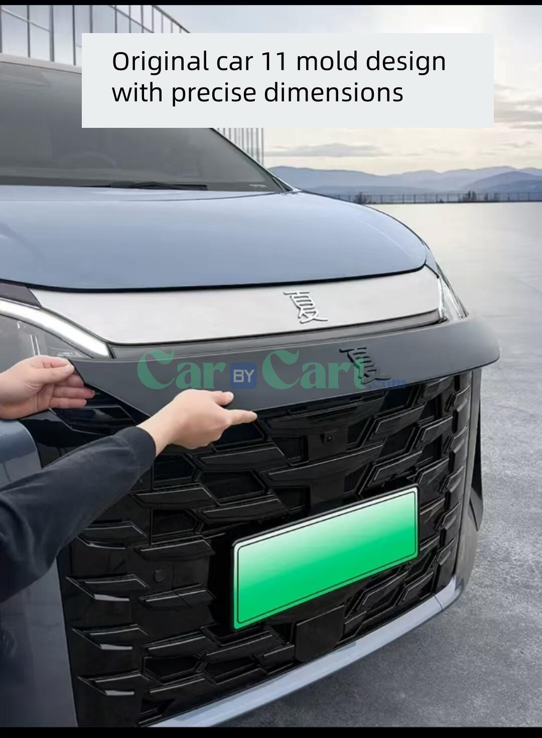 2025 BYD Xia ABS شريط مشبك شبكي أسود محارب