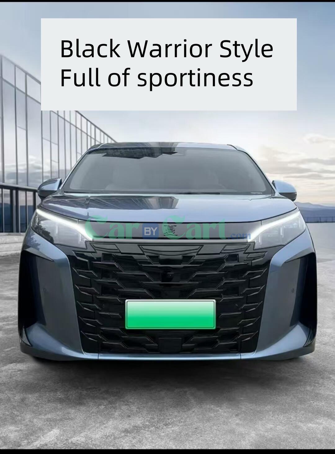 2025 BYD Xia ABS شريط مشبك شبكي أسود محارب