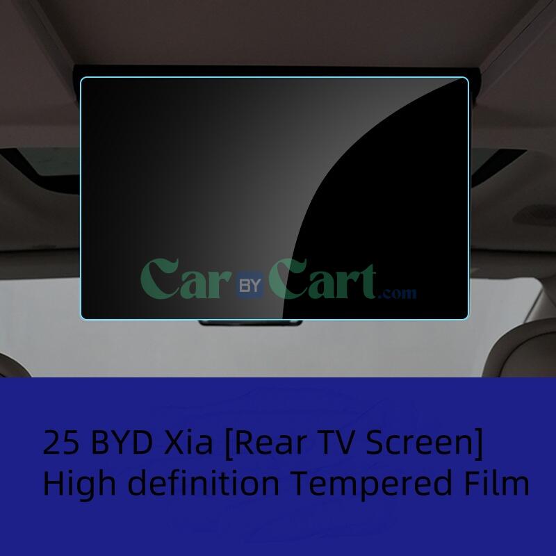 2025 BYD Xia شاشة تلفزيون خلفية مع فيلم مقوى عالي الدقة.