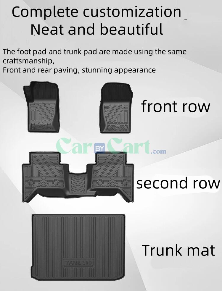 2024 TANK300 TPE foot pad+trunk pad
