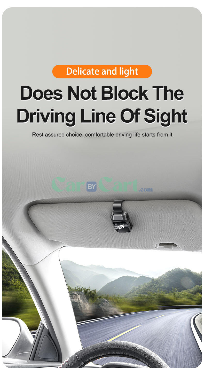 2025 T2 Car Mounted Multifunctional Glasses Clip Fit