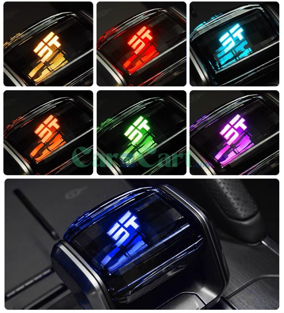 2025 T2 Car Crystal Handle Gear Shift with LED Light