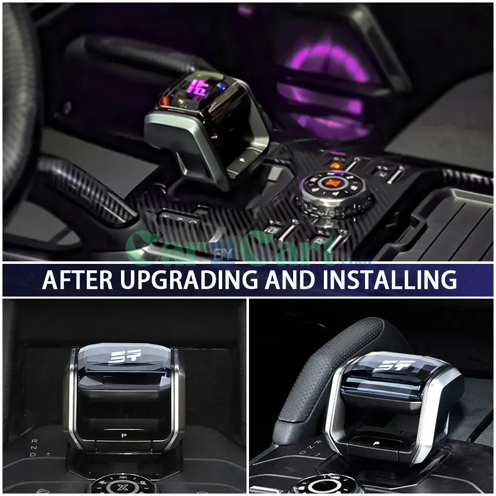2025 T2 Car Crystal Handle Gear Shift with LED Light