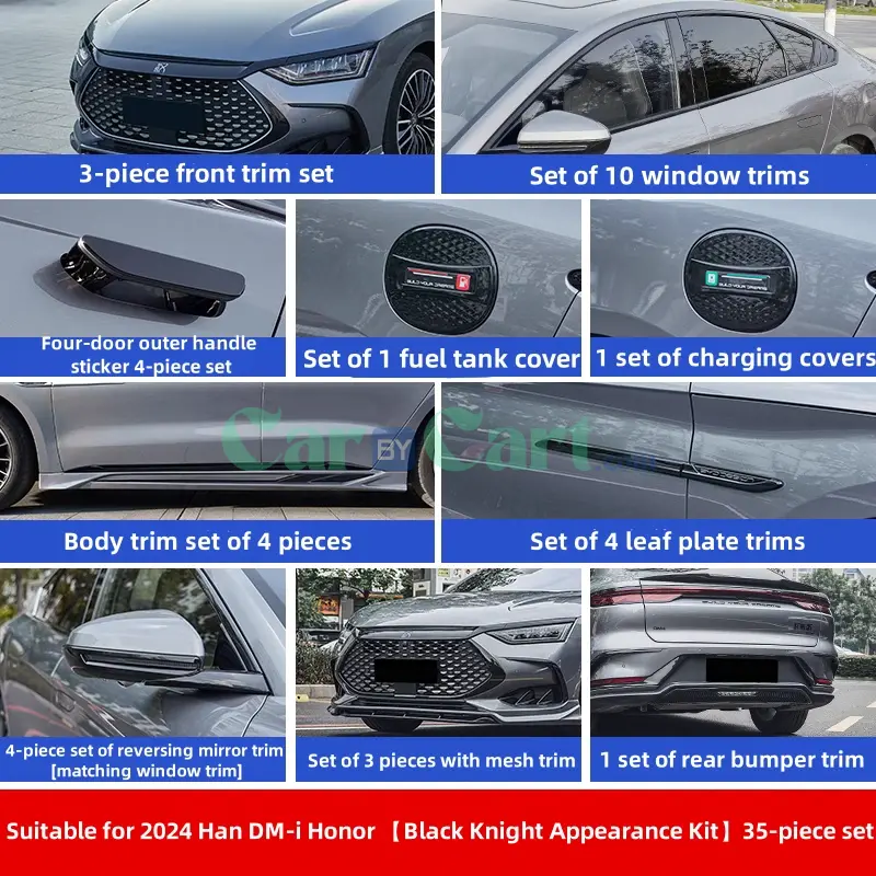 2024 Han DM-i Honor Black Knight Appearance Kit