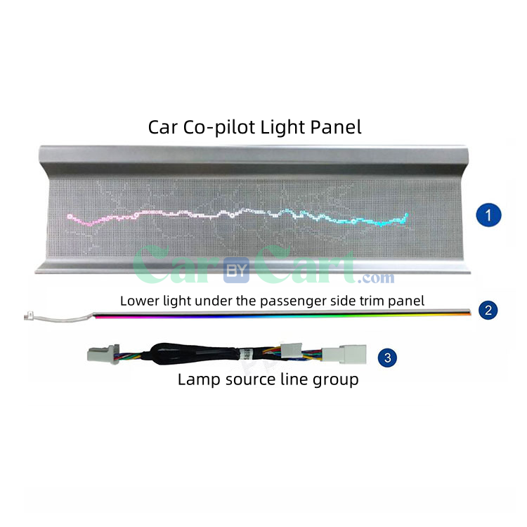 2025 T2 Car Co-pilot Light Panel