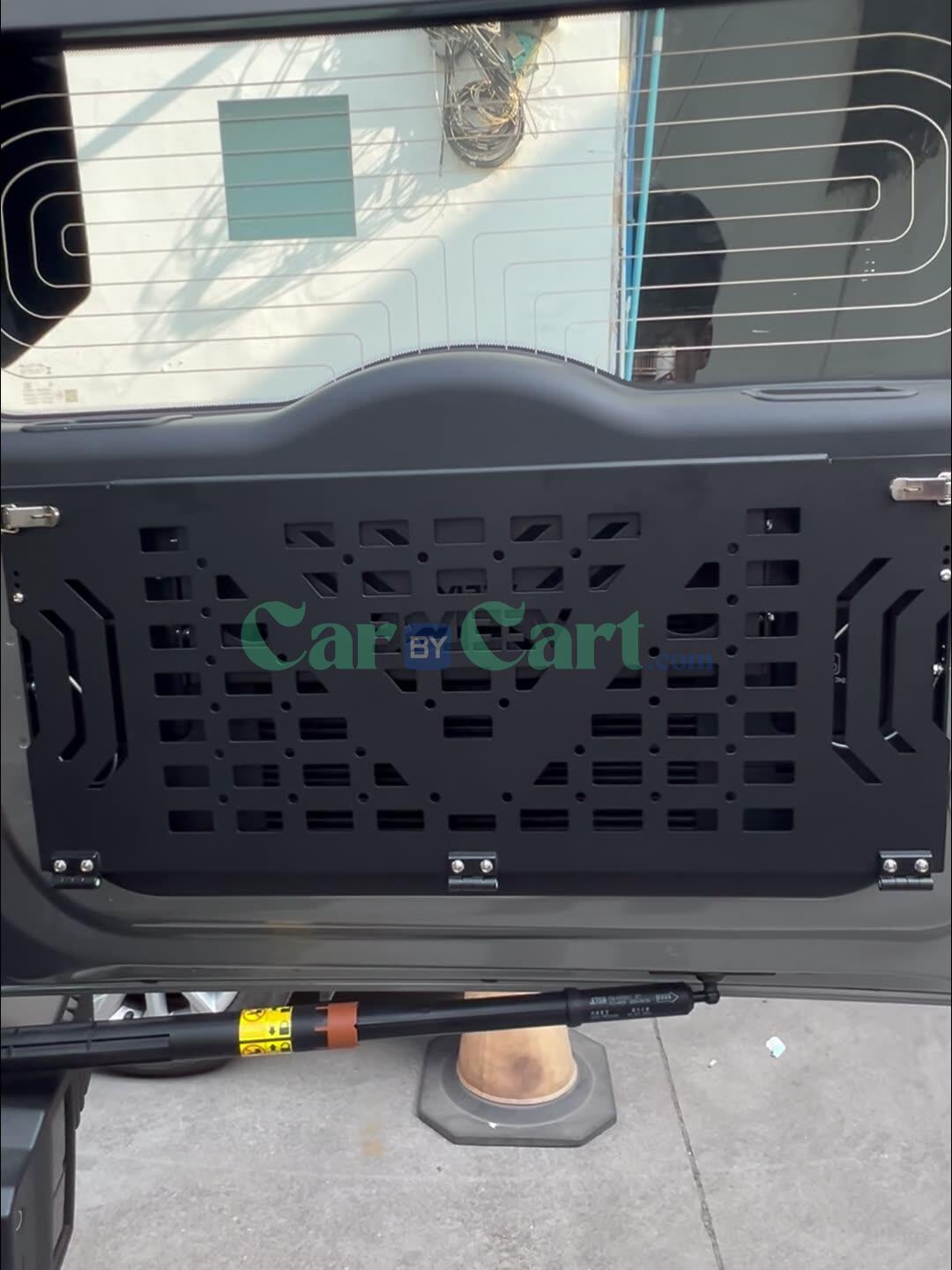 2025 T2 aluminum alloy tailgate folding storage rack