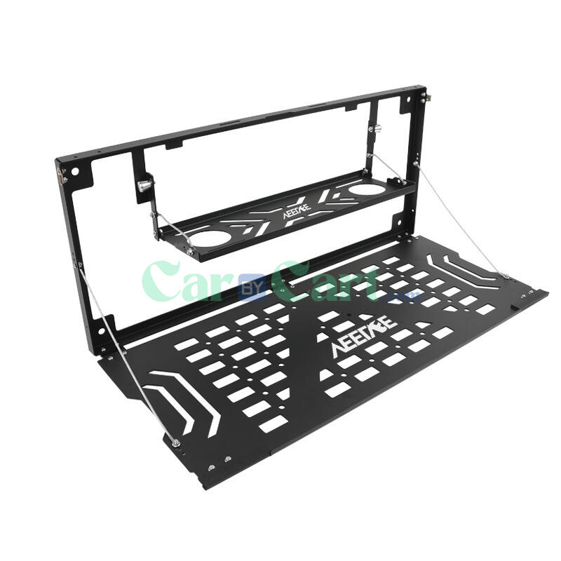 2025 T2 aluminum alloy tailgate folding storage rack