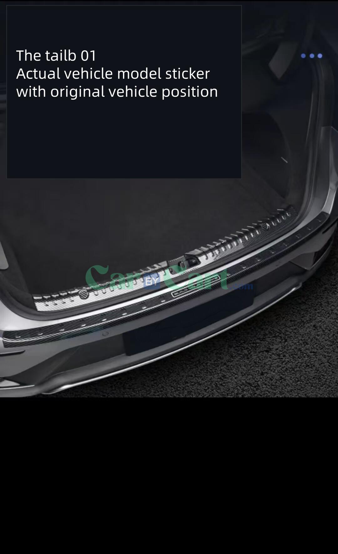 2025 BYD Han EV Internal and external rear protective panels