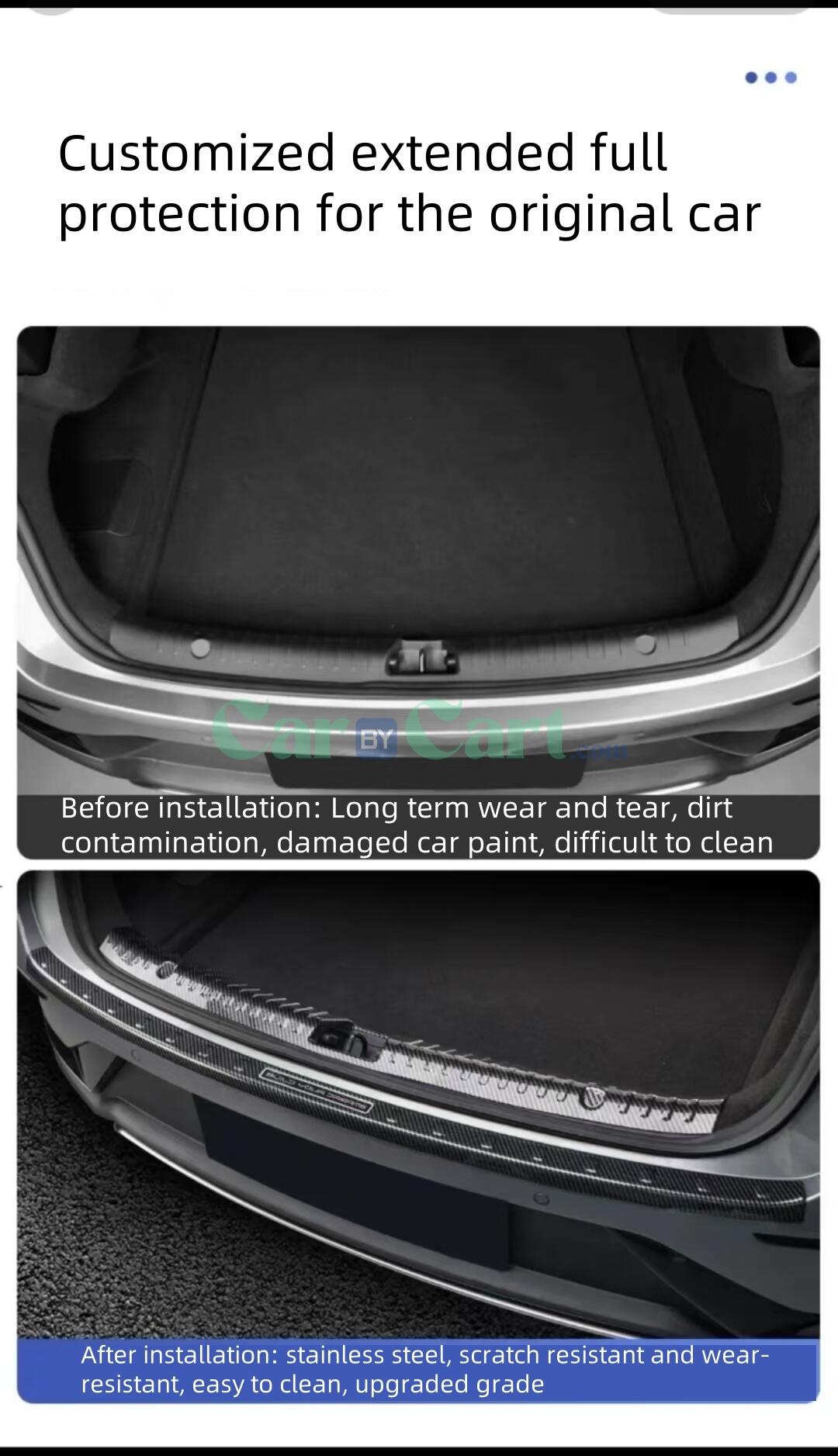 2025 BYD Han EV Internal and external rear protective panels