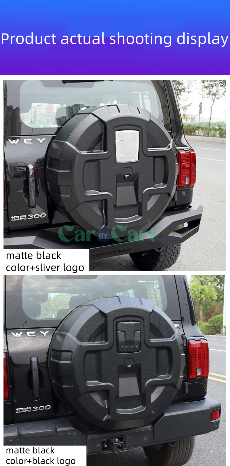 2025 TANK 300 ABS Exterior Spare Tire Protective Cover