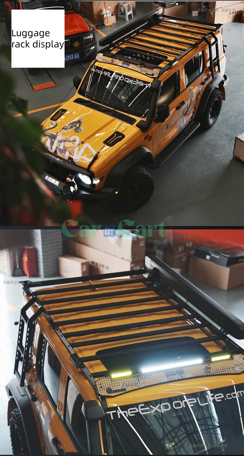 2025 TANK 300 TUFF FAB Snow Leopard Roof Platform Exterior Kit