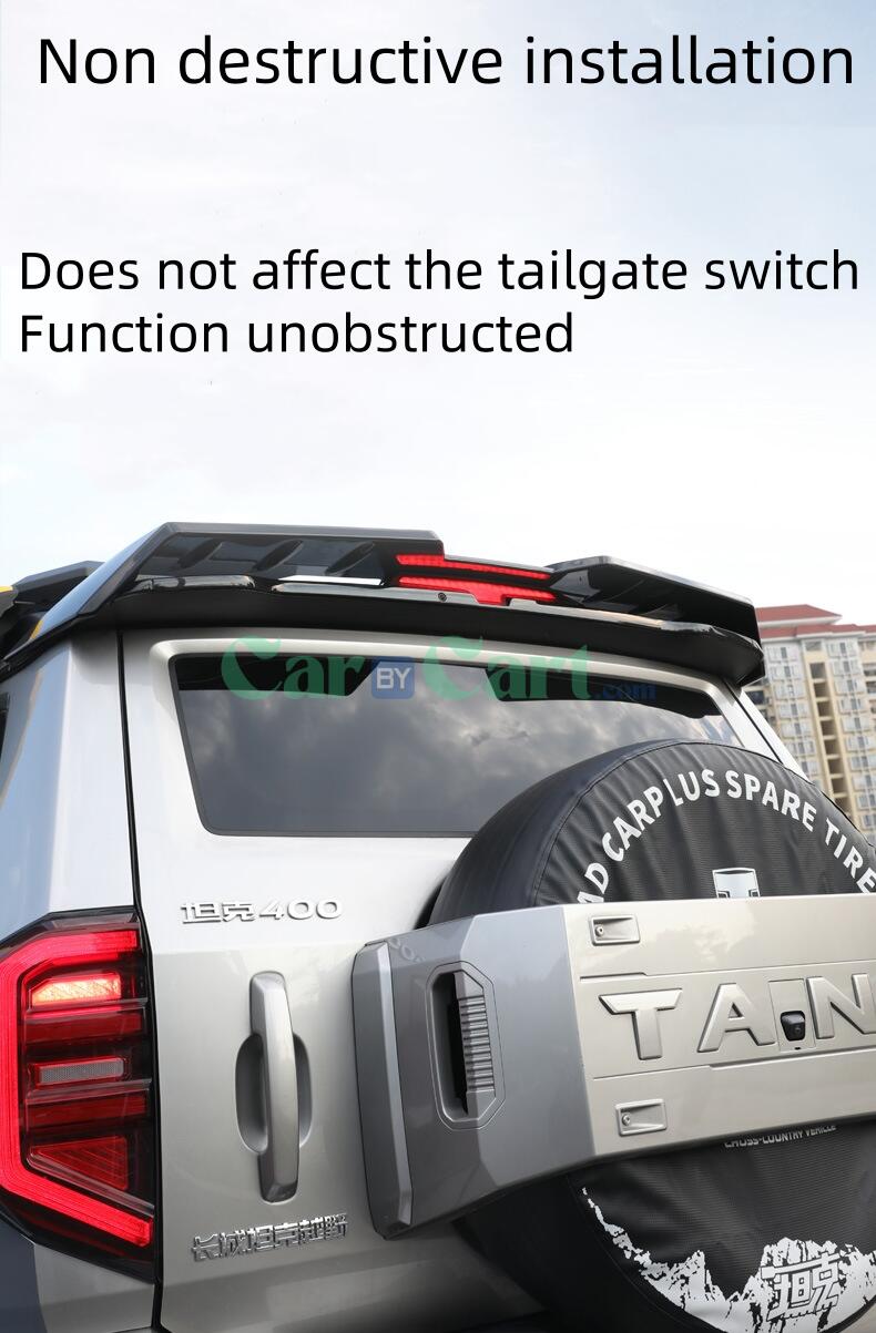 2024 TANK 400 New Energy Automobile tail wing exterior decoration