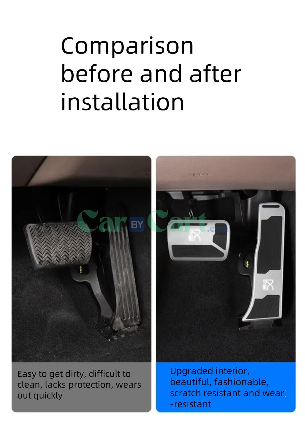 2025 BYD Han EV Aluminum alloy accelerator and brake pedals