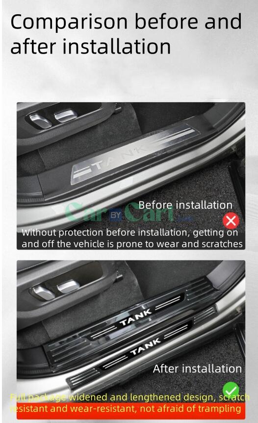 2024 TANK 400 New Energy Pedal threshold strip