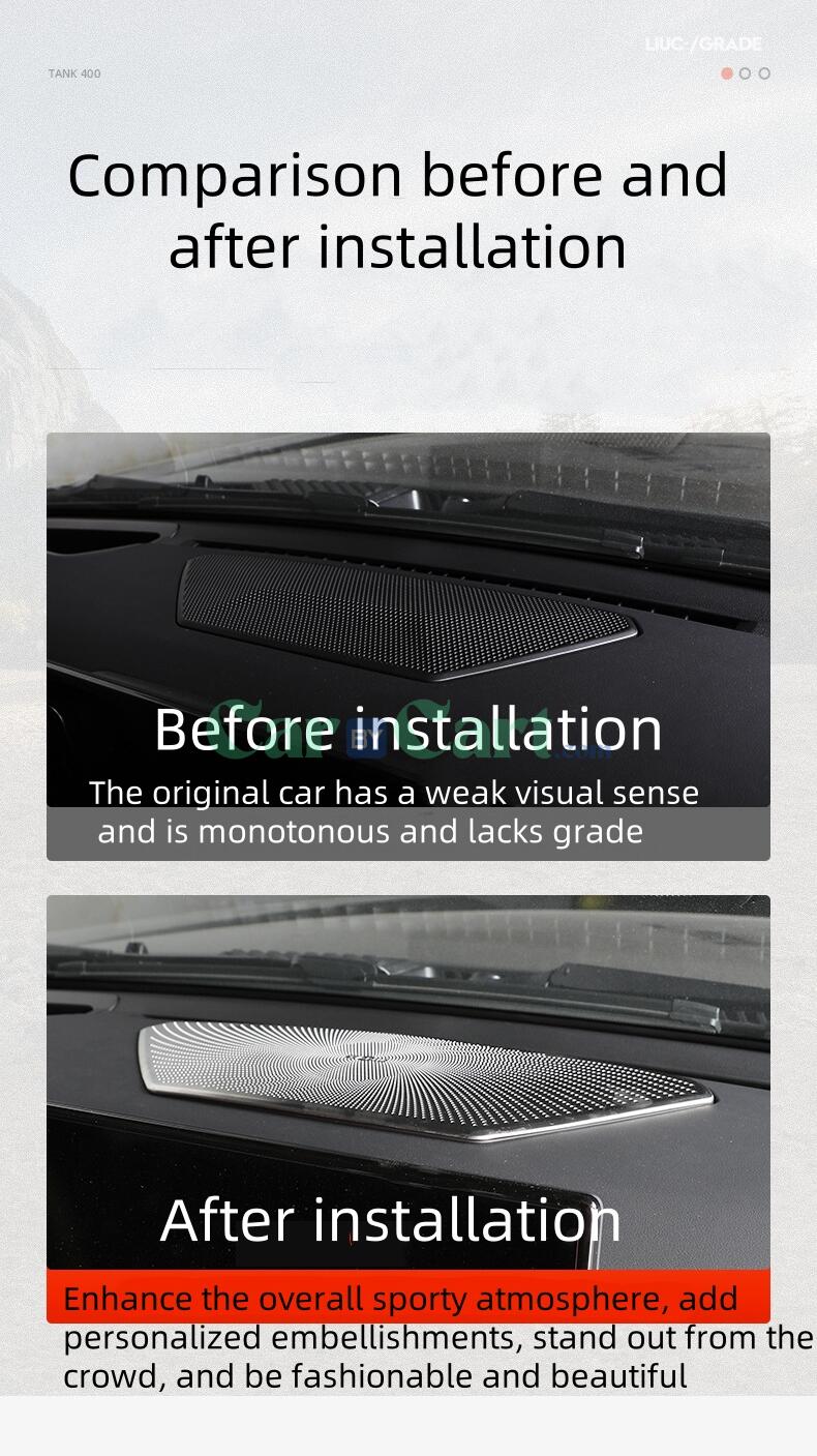 2024 TANK 400 غطاء بوق لوحة العدادات الجديدة للطاقة