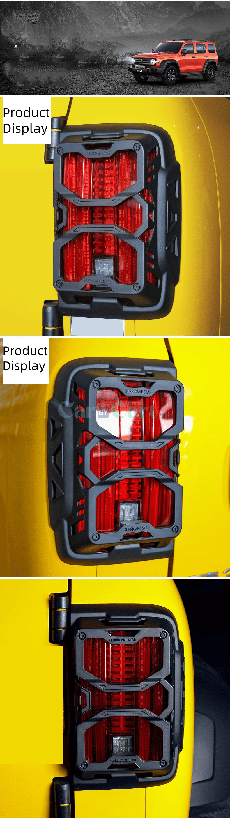 2025 TANK 300 Mech tail lampshade