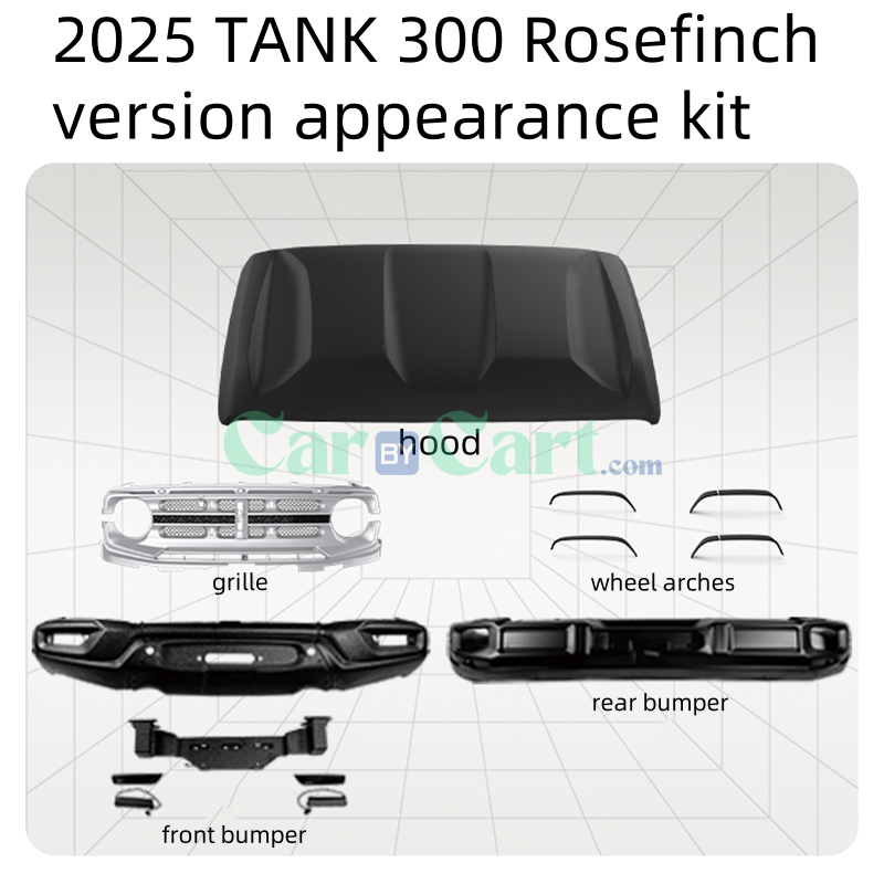 2025 TANK 300 Rosefinch version appearance kit