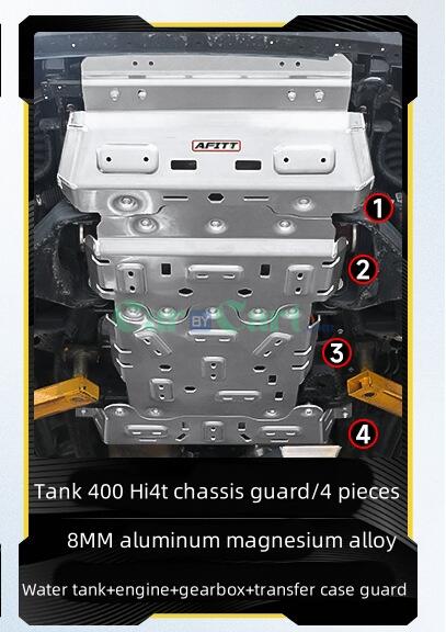 2024 TANK 400 لوحة حماية محرك السيارات الجديدة