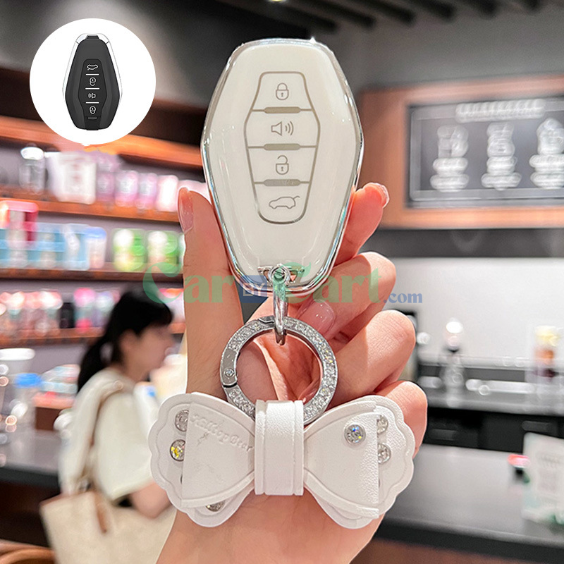 2025 Jetour X70 Chao Yue Edition TPU+bow tie rope Key Case