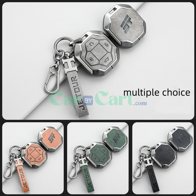 2025 Jetour Liberal 1.5TD Zinc alloy+leather rope key case