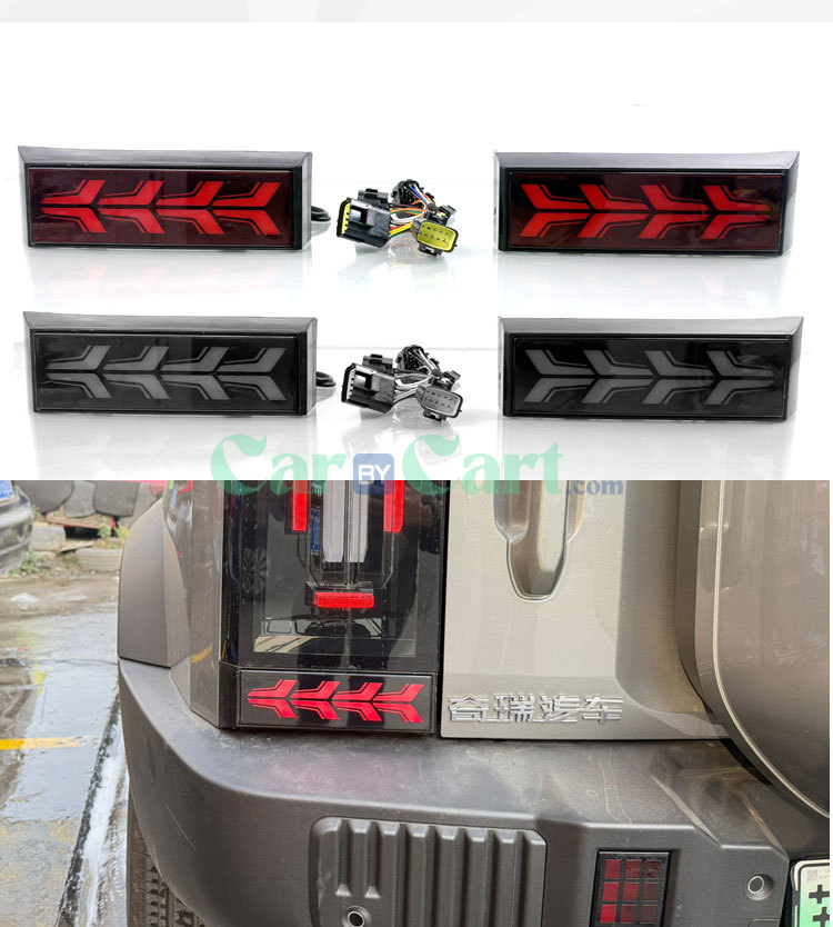2025 Jetour T2 Rear bumper LED flow light