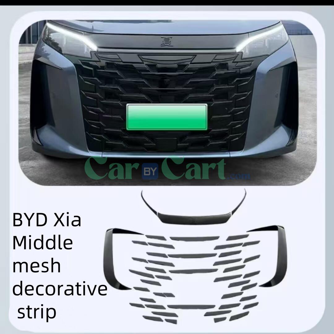 2025 BYD Xia ABS شريط مشبك شبكي أسود محارب