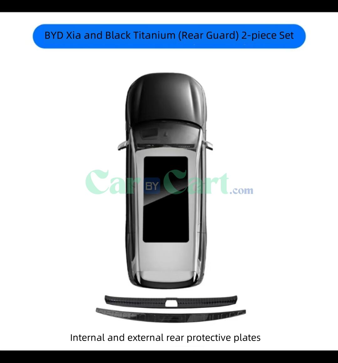 2025 BYD Xia Stainless steel black titanium rear guard plate