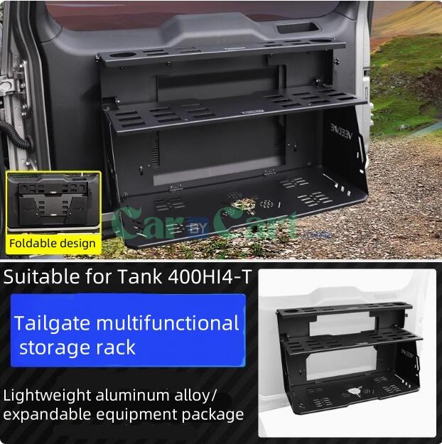 2024 TANK 400 New Energy Tailgate storage rack